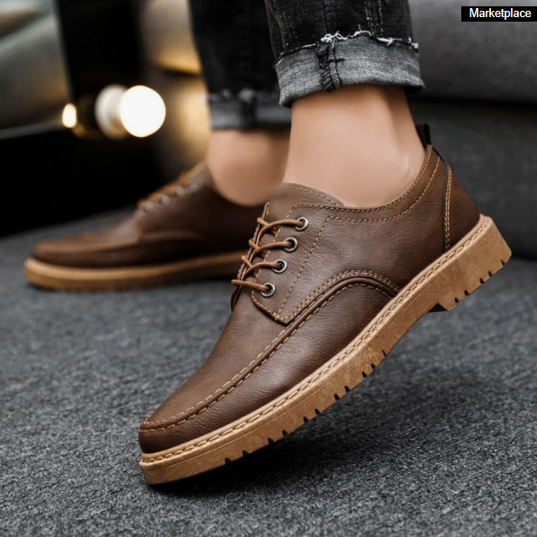 🔥Last Day Promotion 70% OFF 🎁New Arrival Men's British Casual Style Leather Shoes