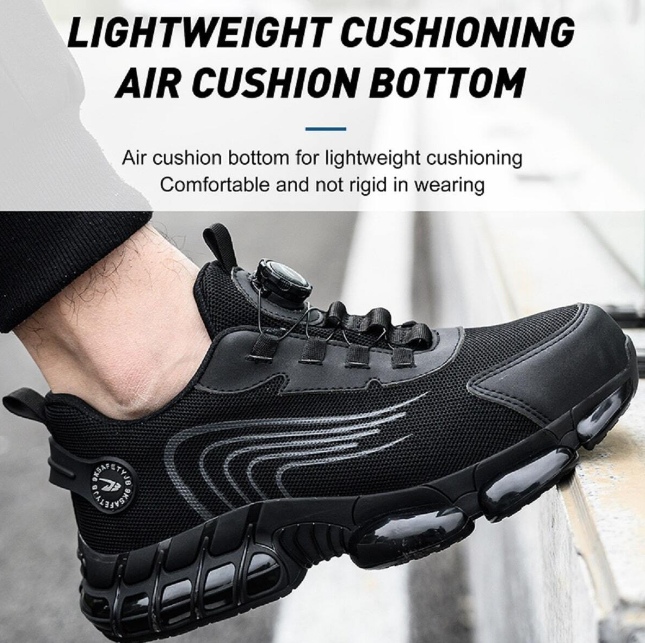 Men's Safety Shoes Hiking Boots Work Trainers Steel Toe Cap Lightweight Work Shoes