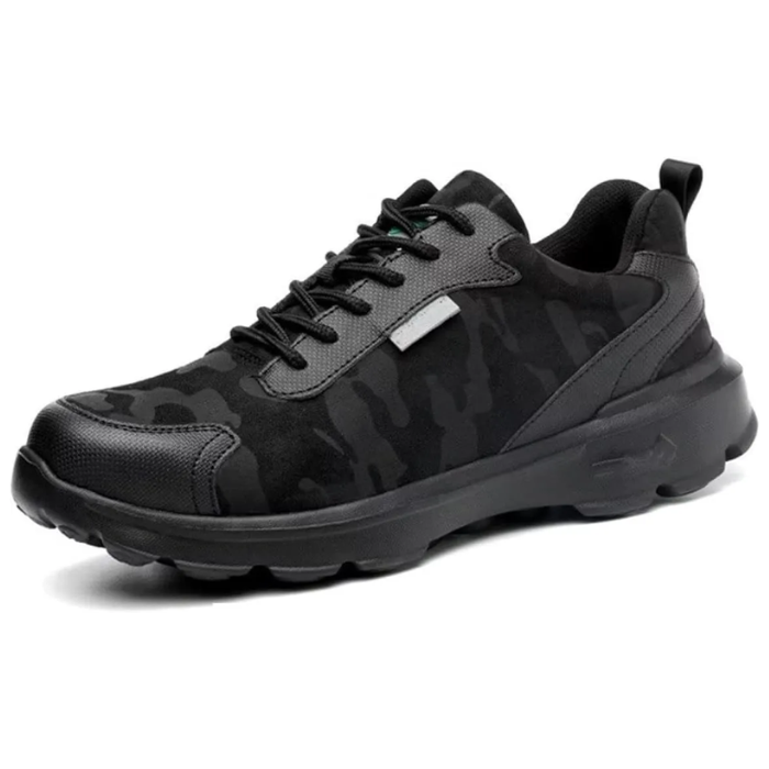 Men's Safety Shoes And Work Shoes, Light And Comfortable, Anti-squeeze, Anti-puncture, Non-slip, Breathable (Steel Toe)