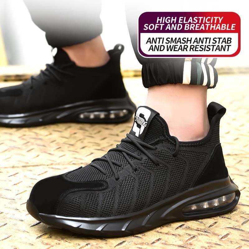 MEN’S COMFORTABLE ANTI-SMASHING AND PUNCTURE-PROOF WORK SAFETY SHOES