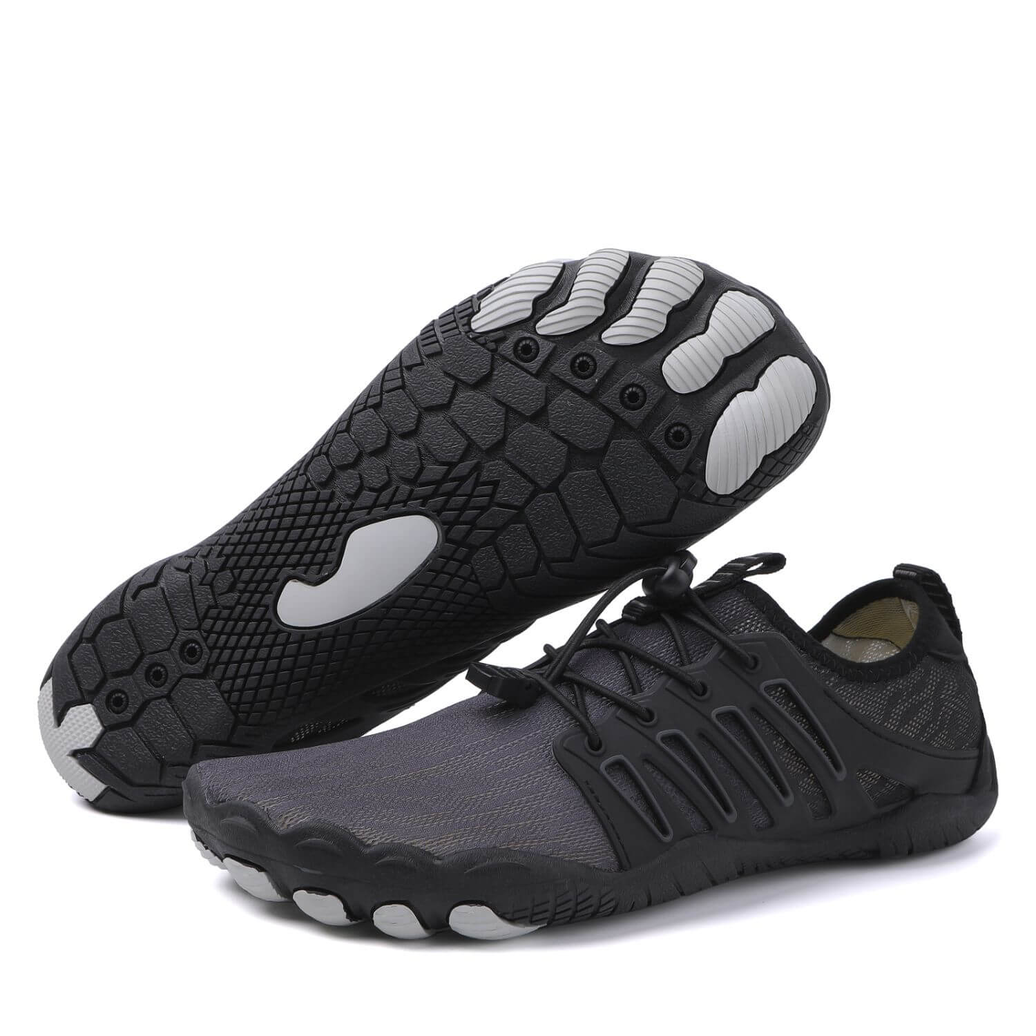Outdoor Beach Shoes Five-finger Swimming/Diving/Wading/River Tracking Water Shoes Sports Fitness Non-slip Barefoot Shoes (Unisex)
