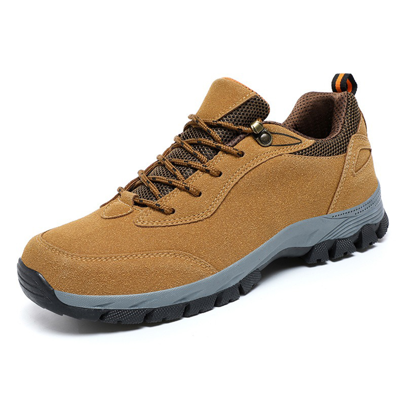 Men's Lightweight Non-Slip Suede Leather Outdoor Shoes,Comfy Orthopedic Walking Shoes - 4004