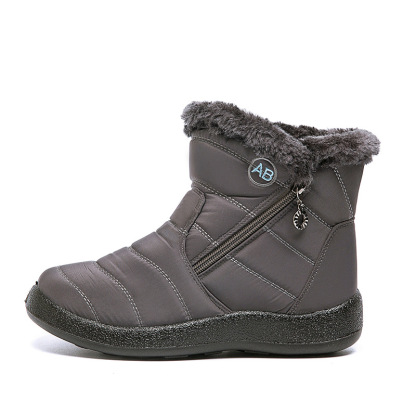 Winter Waterproof Women Shoes Snow Boots Fur-lined Slip On Warm Ankle Size