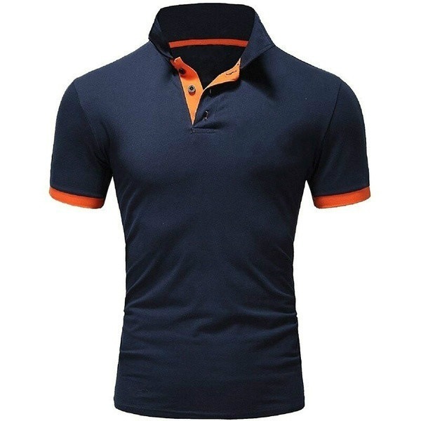 Men's Golf Shirt Polo Casual Sports Classic Short Sleeve Basic Casual Solid Color Plain Button Front Summer Spring Regular Fit