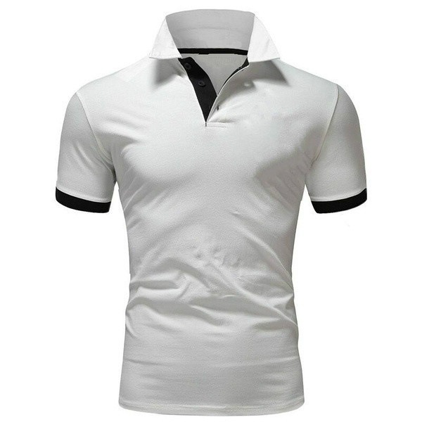 Men's Golf Shirt Polo Casual Sports Classic Short Sleeve Basic Casual Solid Color Plain Button Front Summer Spring Regular Fit