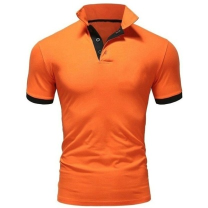 Men's Golf Shirt Polo Casual Sports Classic Short Sleeve Basic Casual Solid Color Plain Button Front Summer Spring Regular Fit