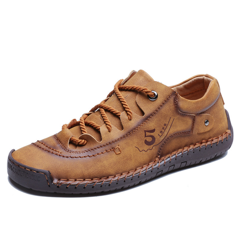 🔥Last Day Promotion 70% OFF🔥Men's Handmade Stitching Casual Shoes Flats Outdoor Walking Sneakers
