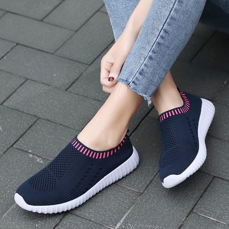 Orthopedic Women's Lightweight Breathable Mesh Sock Trainers Outdoor Sports Running Shoes