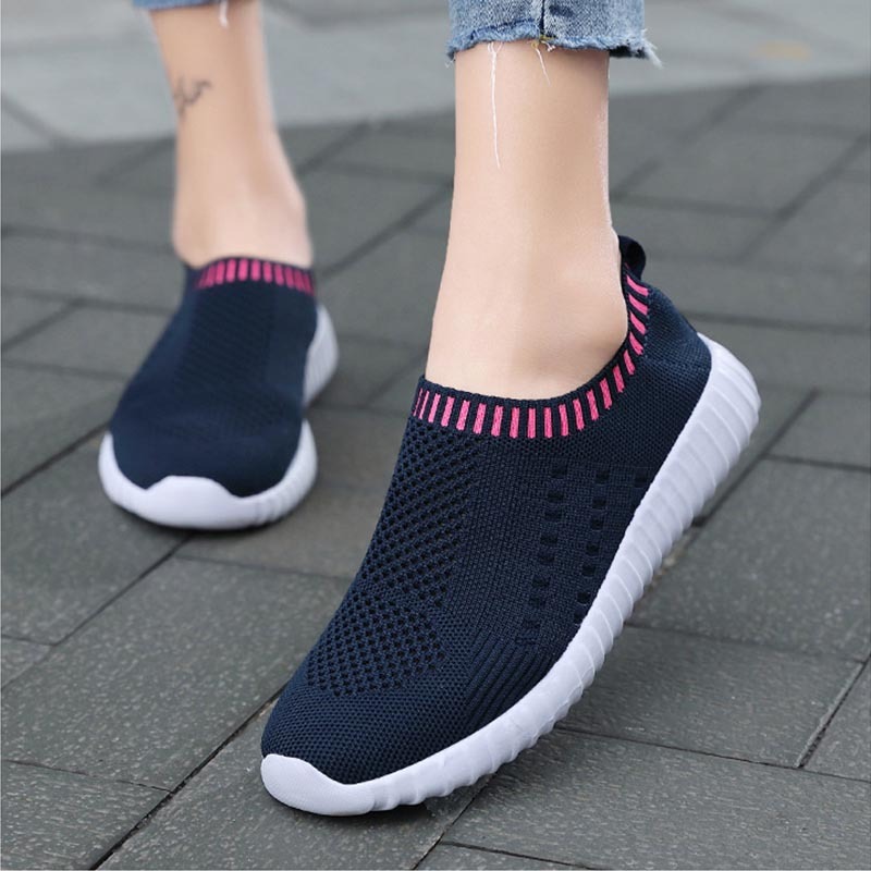Orthopedic Women's Lightweight Breathable Mesh Sock Trainers Outdoor Sports Running Shoes