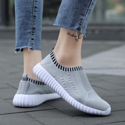 Orthopedic Women's Lightweight Breathable Mesh Sock Trainers Outdoor Sports Running Shoes