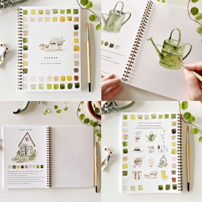🖼️Beginner-Friendly💕 Watercolor Workbook