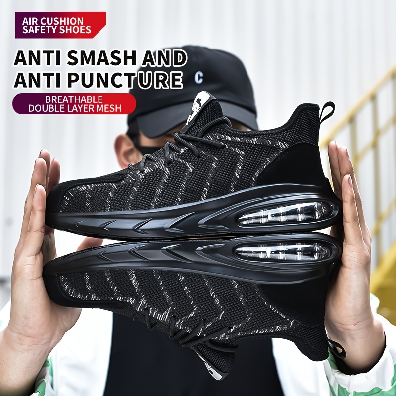 MEN’S COMFORTABLE ANTI-SMASHING AND PUNCTURE-PROOF WORK SAFETY SHOES
