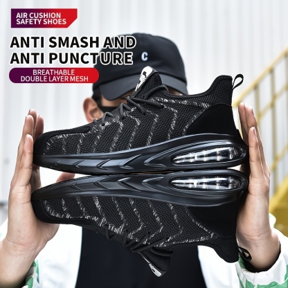 MEN’S COMFORTABLE ANTI-SMASHING AND PUNCTURE-PROOF WORK SAFETY SHOES