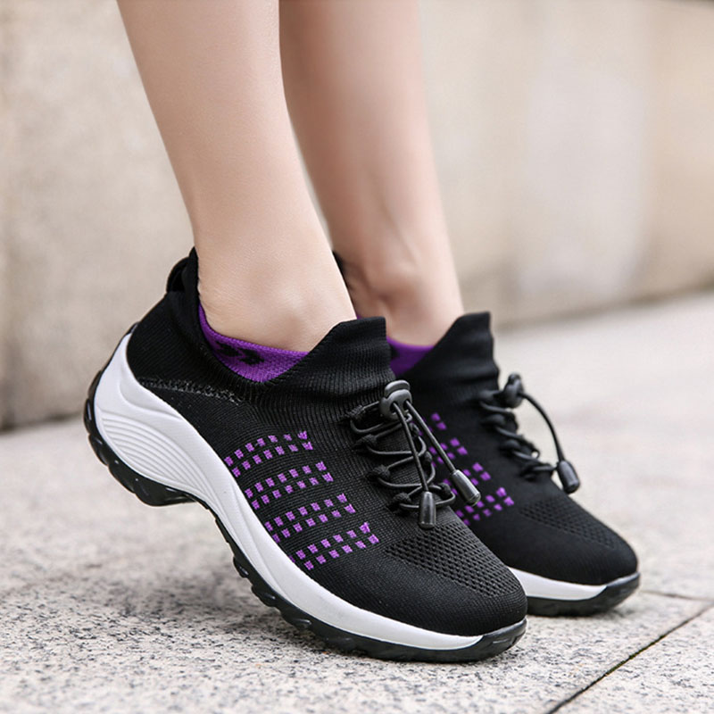 Women's Walking Shoes Sock Sneakers