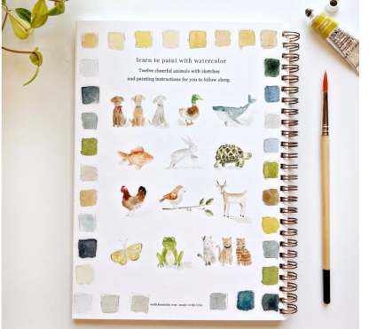 🖼️Beginner-Friendly💕 Watercolor Workbook