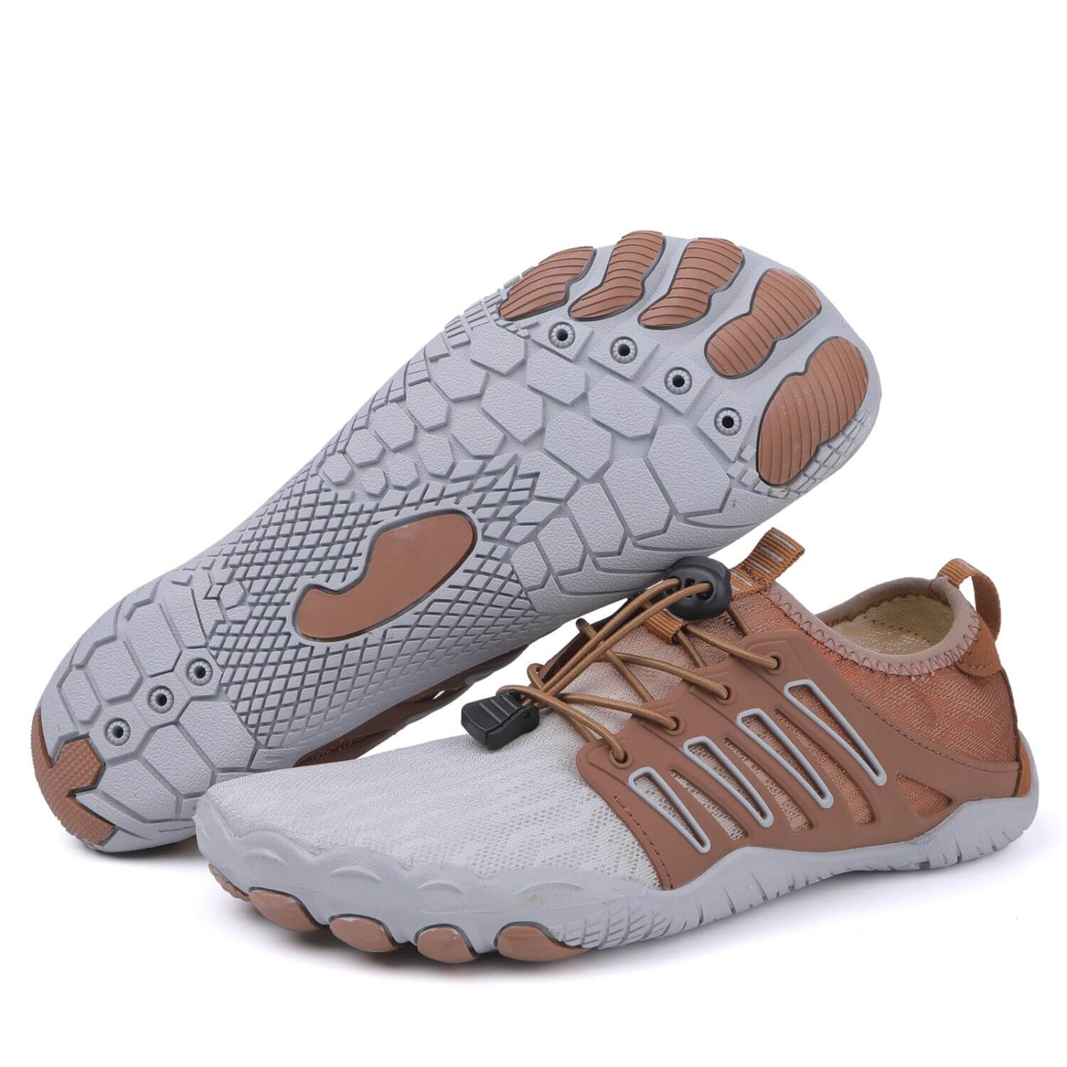 Outdoor Beach Shoes Five-finger Swimming/Diving/Wading/River Tracking Water Shoes Sports Fitness Non-slip Barefoot Shoes (Unisex)