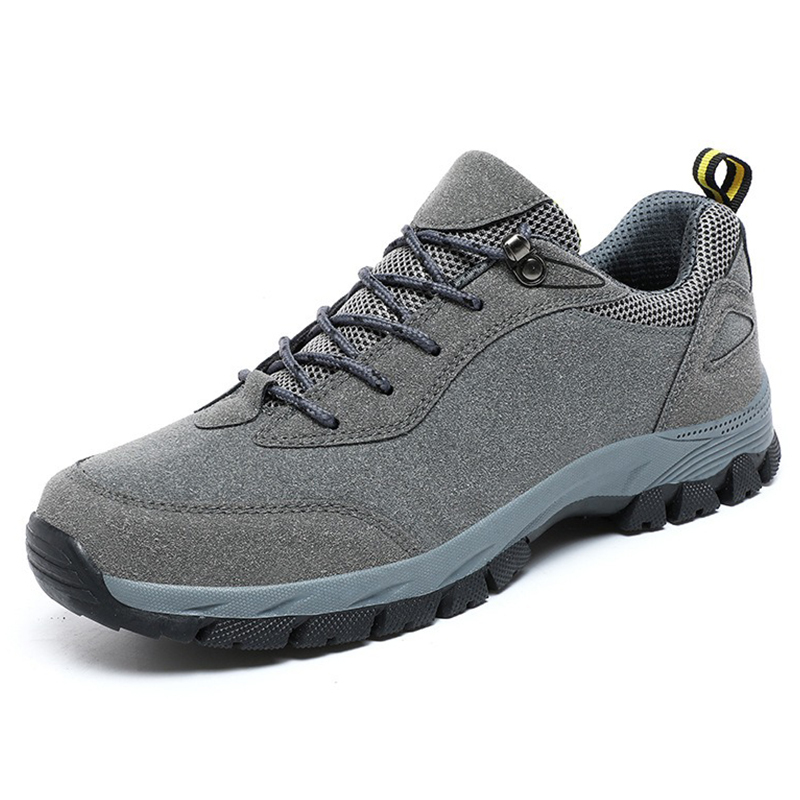 Men's Lightweight Non-Slip Suede Leather Outdoor Shoes,Comfy Orthopedic Walking Shoes - 4004