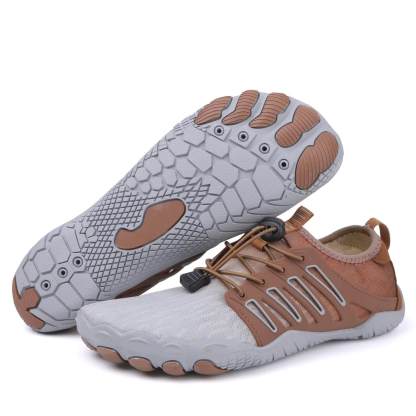 Outdoor Beach Shoes Five-finger Swimming/Diving/Wading/River Tracking Water Shoes Sports Fitness Non-slip Barefoot Shoes (Unisex)