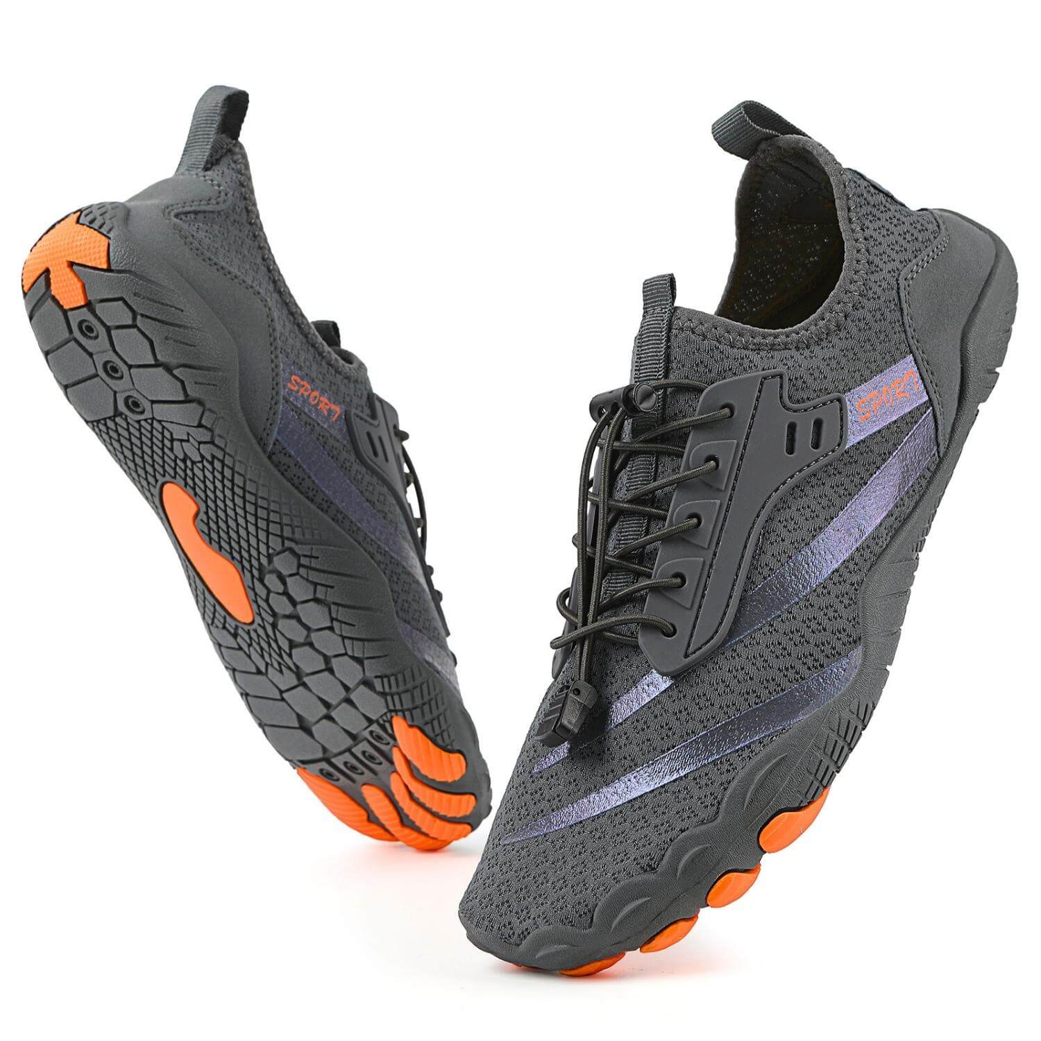 Outdoor River Tracking Shoes Non-slip Swimming Shoes Wading Hiking Water Shoes Five-finger Professional Barefoot Shoes (Unisex)