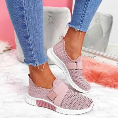 Women's Crystal Comfy Sole Walking Shoes