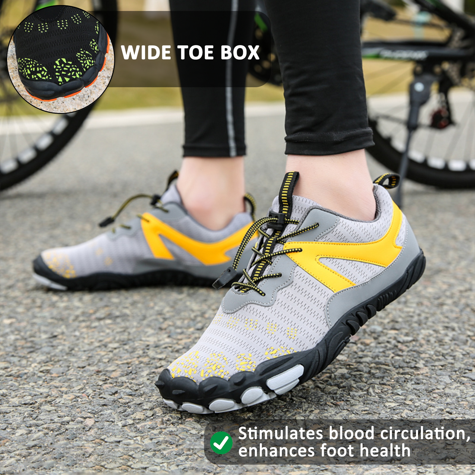 Outdoor Five-finger Hiking Shoes Fitness Sports River Trekking Shoes New Wading Water Shoes Barefoot Shoes (Unisex)