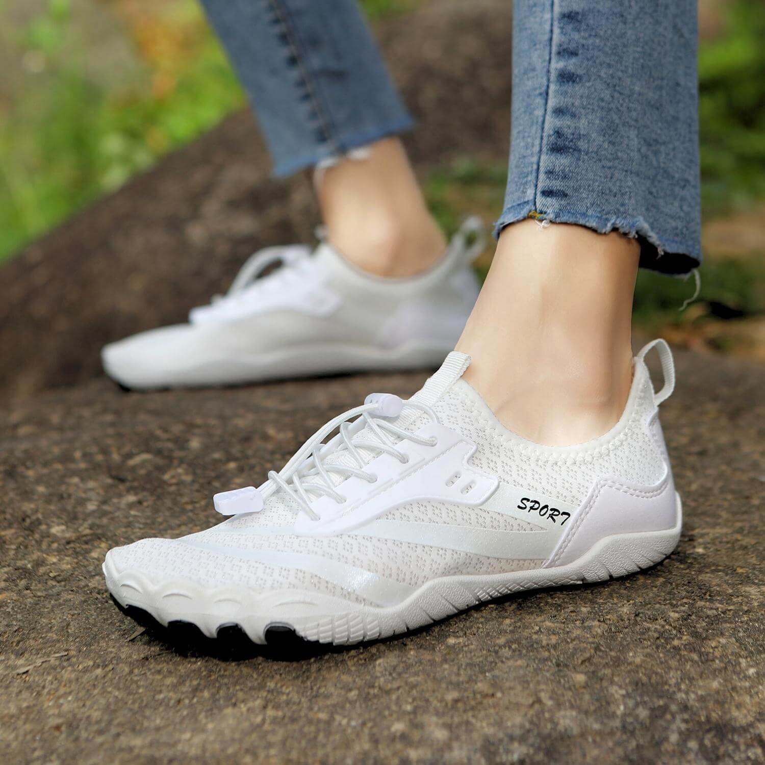 Outdoor River Tracking Shoes Non-slip Swimming Shoes Wading Hiking Water Shoes Five-finger Professional Barefoot Shoes (Unisex)