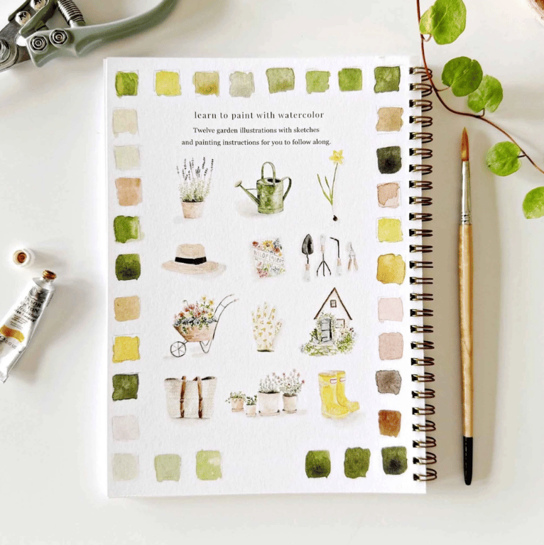 🖼️Beginner-Friendly💕 Watercolor Workbook
