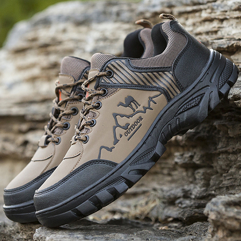 Men's Stylish Waterproof Non-slip Outdoor Hiking Shoes