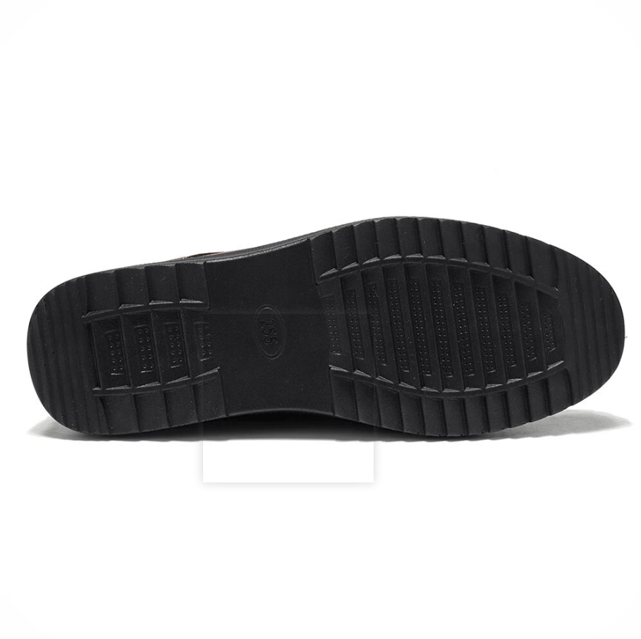 Mens Comfy Casual Non-slip Loafers Leather Shoes