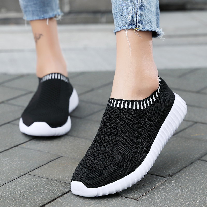 Orthopedic Women's Lightweight Breathable Mesh Sock Trainers Outdoor Sports Running Shoes