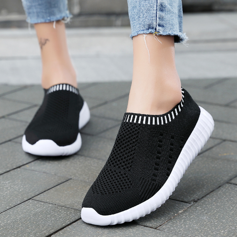 Orthopedic Women's Lightweight Breathable Mesh Sock Trainers Outdoor Sports Running Shoes