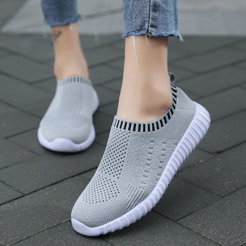 Orthopedic Women's Lightweight Breathable Mesh Sock Trainers Outdoor Sports Running Shoes