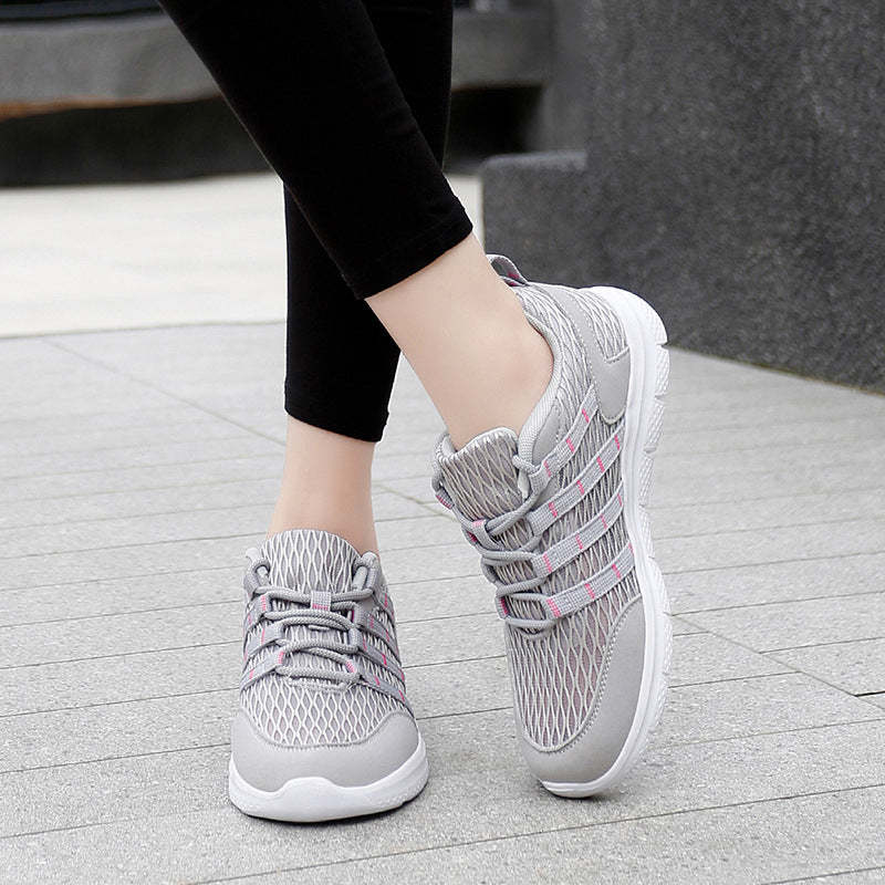 Lightweight Fashion Lace Up Casual Sneakers for Women