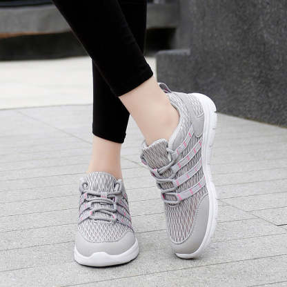 Lightweight Fashion Lace Up Casual Sneakers for Women