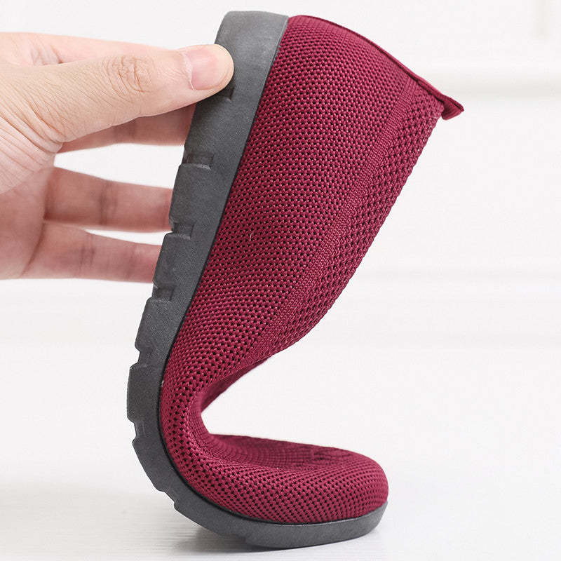 🔥Last Day 49% OFF -Women's Stylish Knit Mesh Slip-on Sneakers-Buy 2 Free Shipping