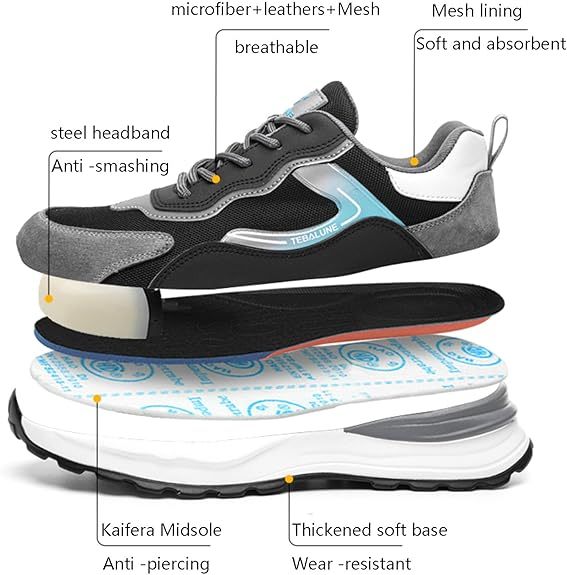 🔥LAST DAY 70% OFF🔥Men's Arch Support & Breathable and Light & Non-Slip Shoes - Proven Plantar Fasciitis, Foot and Heel Pain Relief