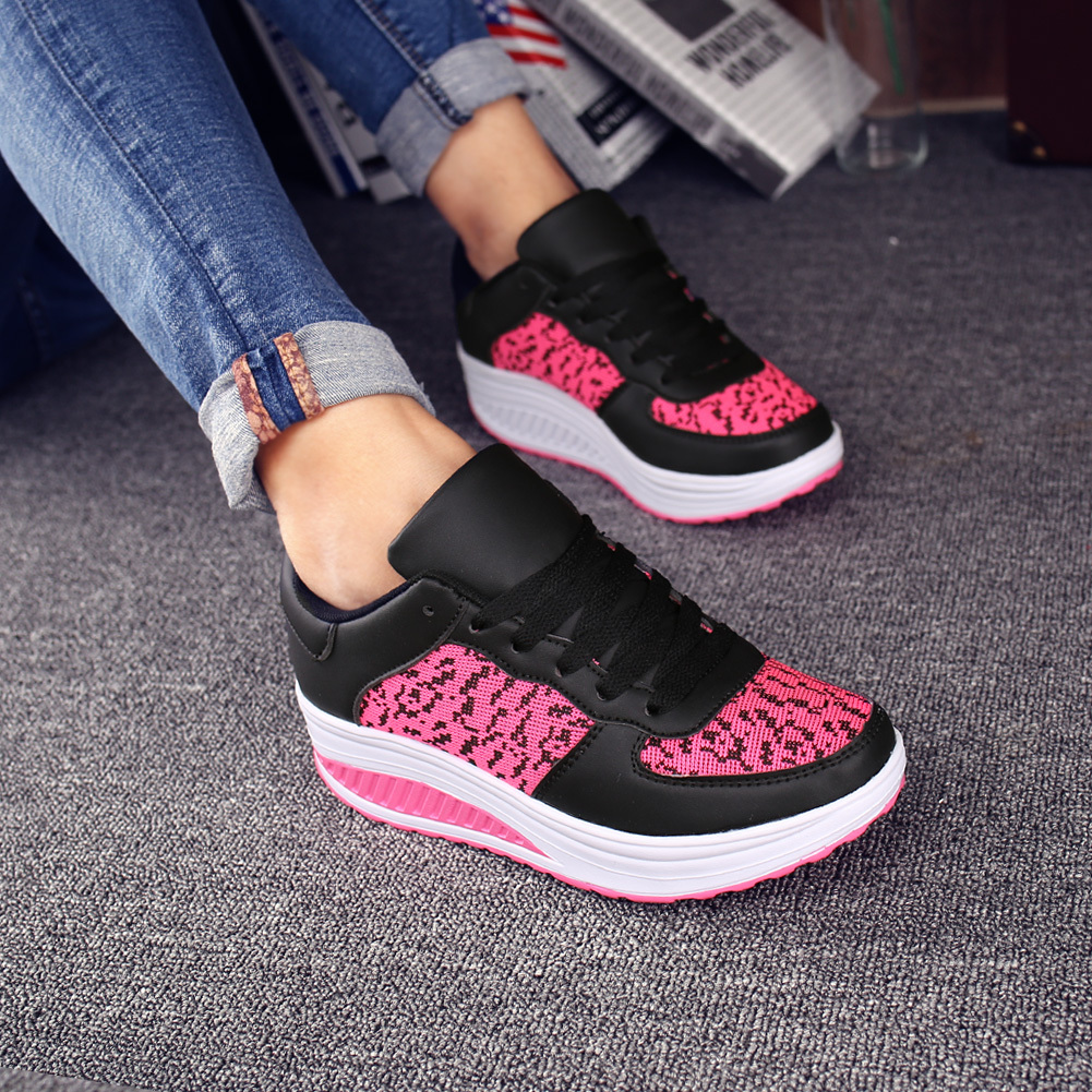 Women's Comfortable Shiny Mirror Casual Shoes