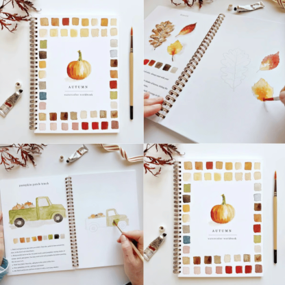 🖼️Beginner-Friendly💕 Watercolor Workbook