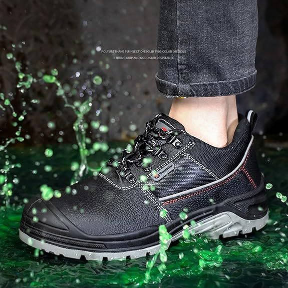 🔥LAST DAY 70% OFF🔥Men's Arch Support & Breathable and Light & Non-Slip Leather Boots - Proven Plantar Fasciitis, Foot and Heel Pain Relief