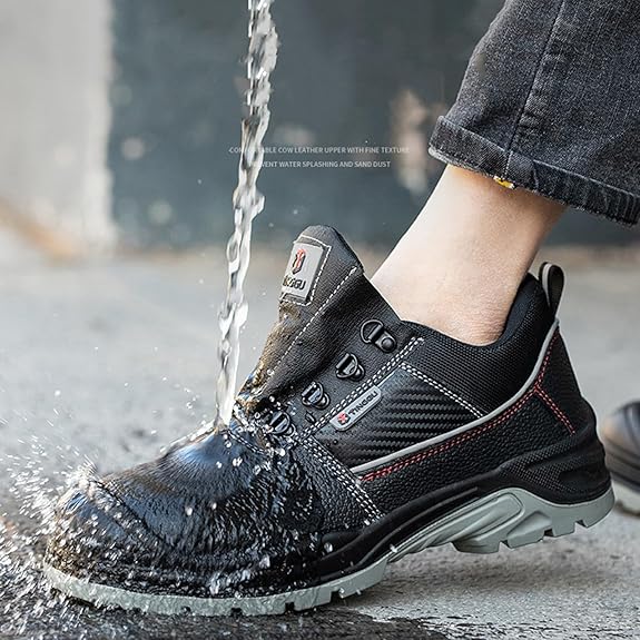 🔥LAST DAY 70% OFF🔥Men's Arch Support & Breathable and Light & Non-Slip Leather Boots - Proven Plantar Fasciitis, Foot and Heel Pain Relief