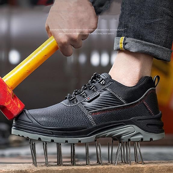 🔥LAST DAY 70% OFF🔥Men's Arch Support & Breathable and Light & Non-Slip Leather Boots - Proven Plantar Fasciitis, Foot and Heel Pain Relief