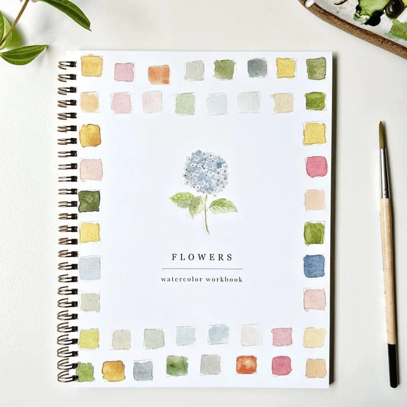 🖼️Beginner-Friendly💕 Watercolor Workbook
