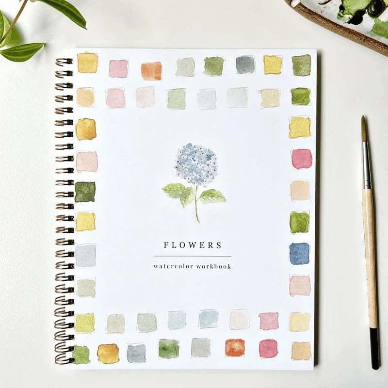 🖼️Beginner-Friendly💕 Watercolor Workbook