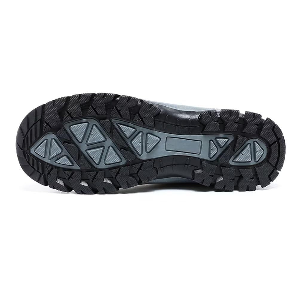 Men's Lightweight Non-Slip Suede Leather Outdoor Shoes,Comfy Orthopedic Walking Shoes - 4004