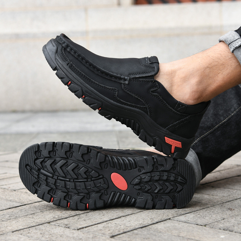 🔥Last Day Promotion 70% OFF 🎁 Men's Outdoor Non-slip Comfy Arch Support Walking Shoes, Comfy Orthopedic Sneakers