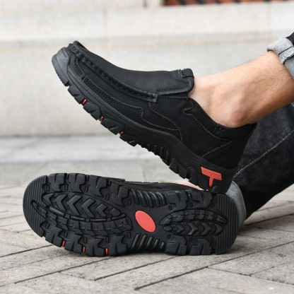 🔥Last Day Promotion 70% OFF 🎁 Men's Outdoor Non-slip Comfy Arch Support Walking Shoes, Comfy Orthopedic Sneakers