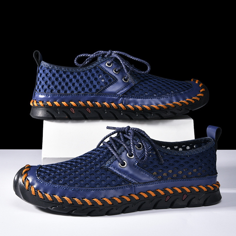 🔥Last Day Promotion 70% OFF 🎁 Men's Outdoor Non-slip Comfy Arch Support Walking Shoes, Comfy Orthopedic Sneakers