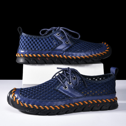 🔥Last Day Promotion 70% OFF 🎁 Men's Outdoor Non-slip Comfy Arch Support Walking Shoes, Comfy Orthopedic Sneakers