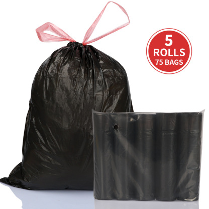 Drawstring Garbage Bag, Household Bedroom Kitchen Garbage Bag