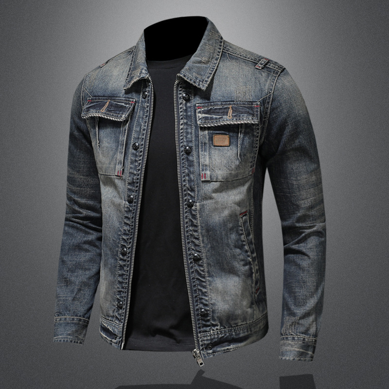 🔥2024 Hot Sale🔥 Men's Retro denim jacket